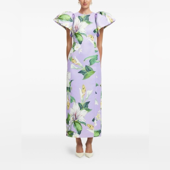 LEO LIN
Lucinda floral puff-sleeve maxi dress - Picture 6 of 9